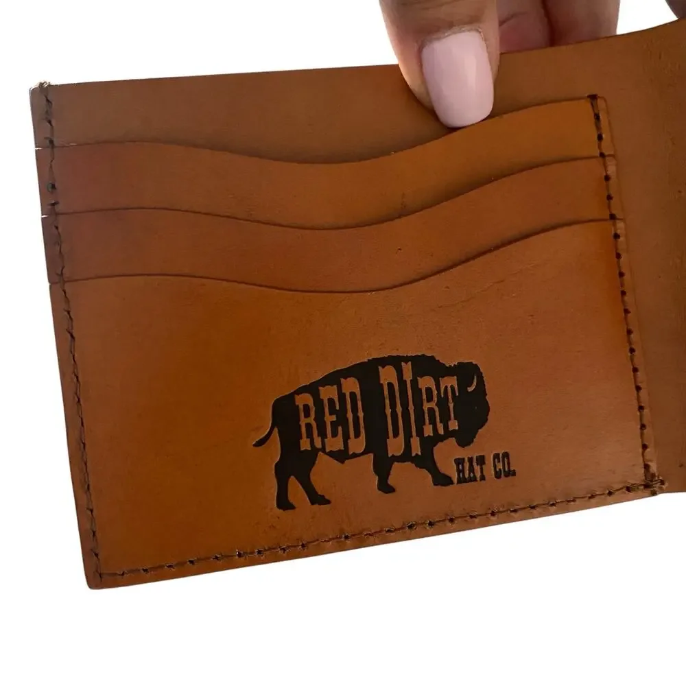 NWT Red Dirt Hat Bifold Leather Wallet Geometric Southwest Rodeo 23111881W16